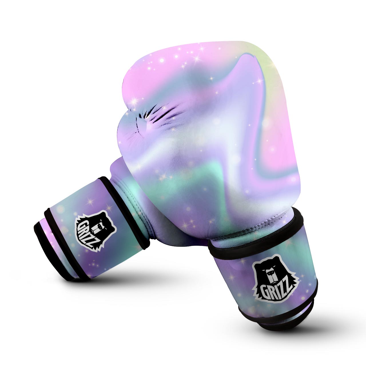 Psychedelic Holographic Boxing Gloves-grizzshop