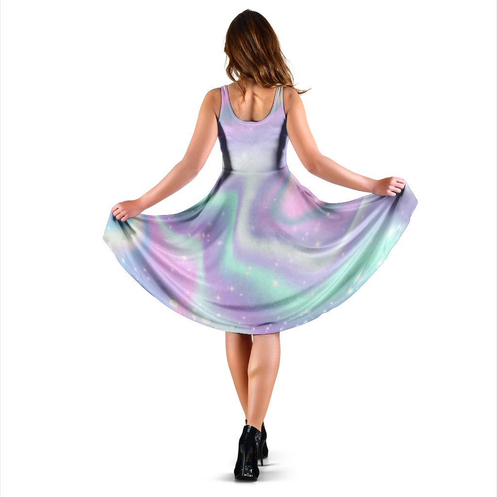 Psychedelic Holographic Dress-grizzshop