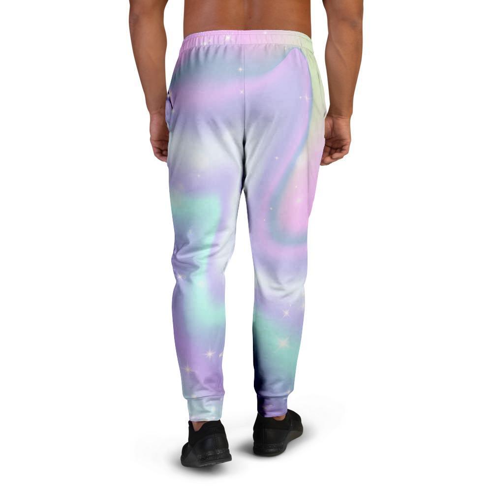 Psychedelic Holographic Men's Joggers-grizzshop