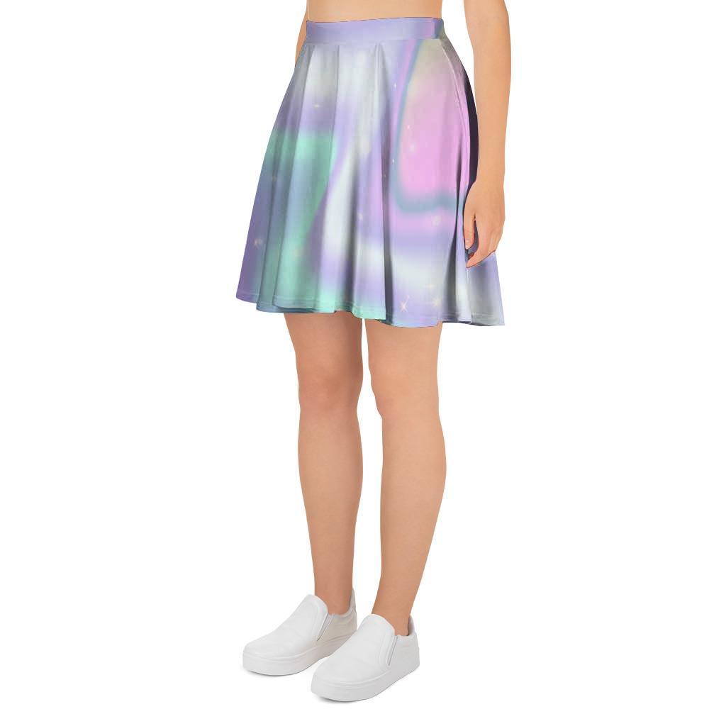 Psychedelic Holographic Women's Skirt-grizzshop