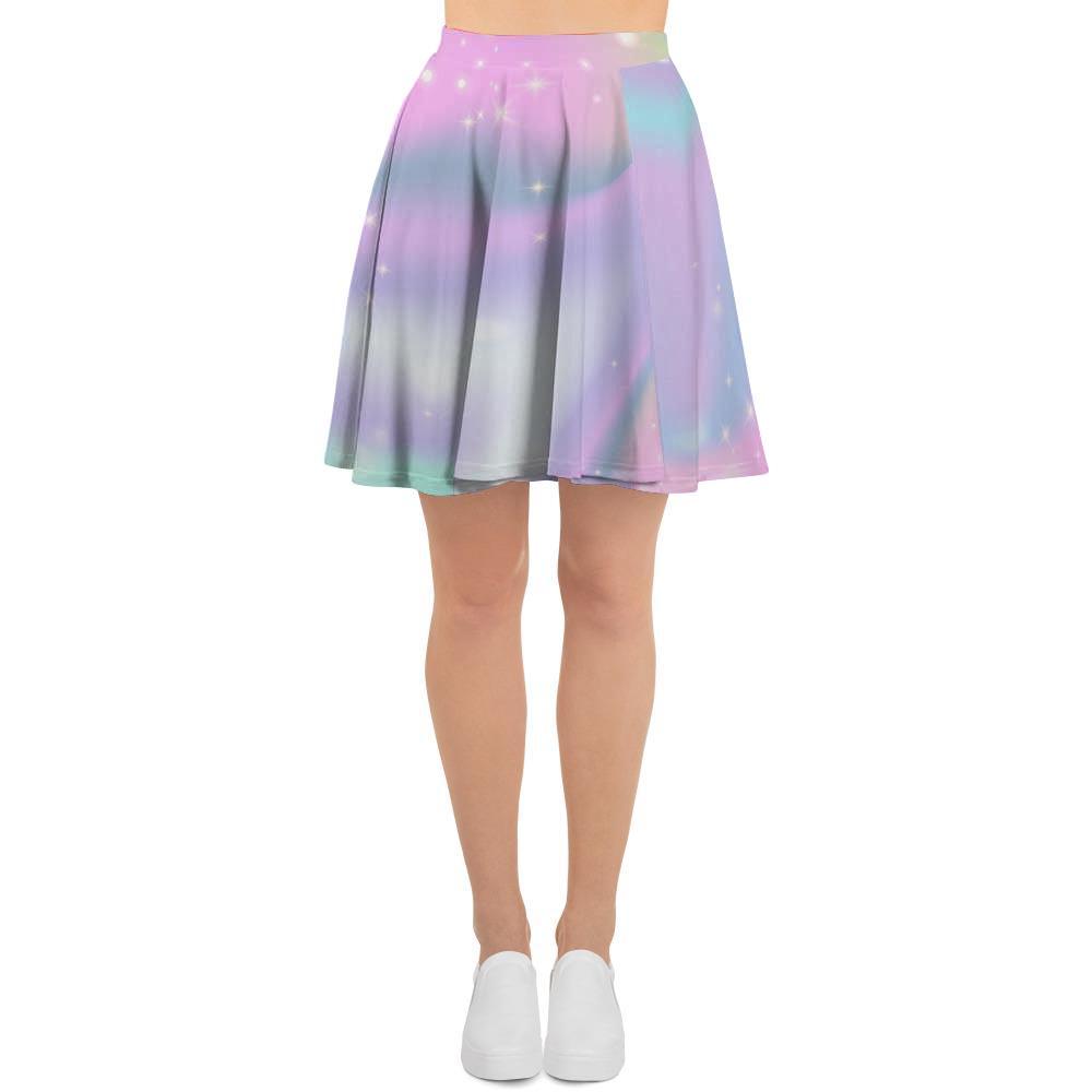 Psychedelic Holographic Women's Skirt-grizzshop