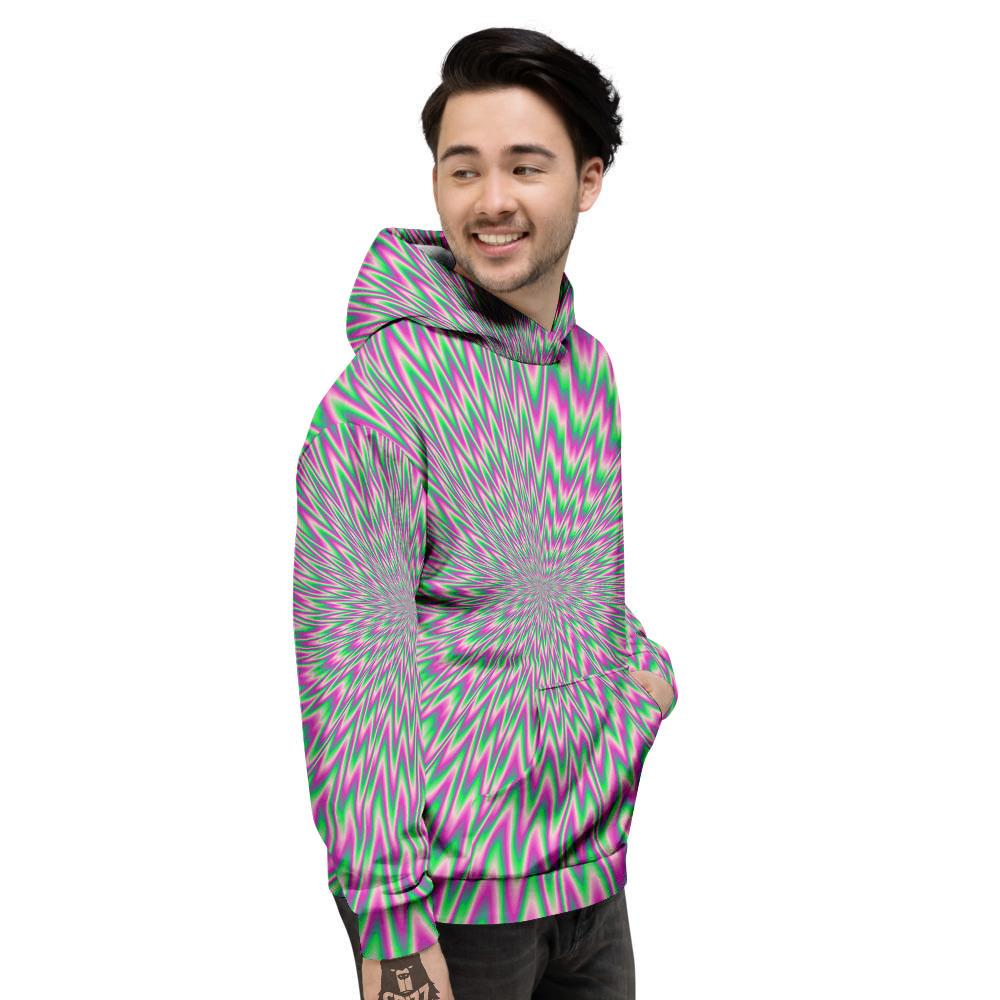 Psychedelic Optical Illusion Twinkle Men's Hoodie-grizzshop