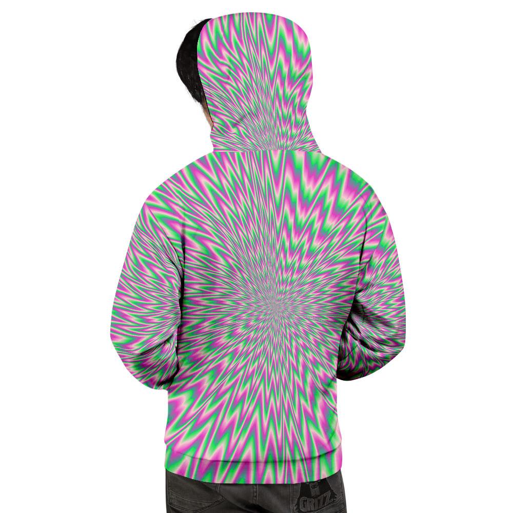Psychedelic Optical Illusion Twinkle Men's Hoodie-grizzshop