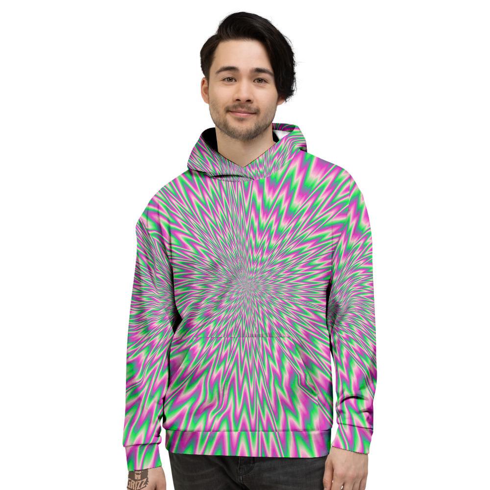 Psychedelic Optical Illusion Twinkle Men's Hoodie-grizzshop