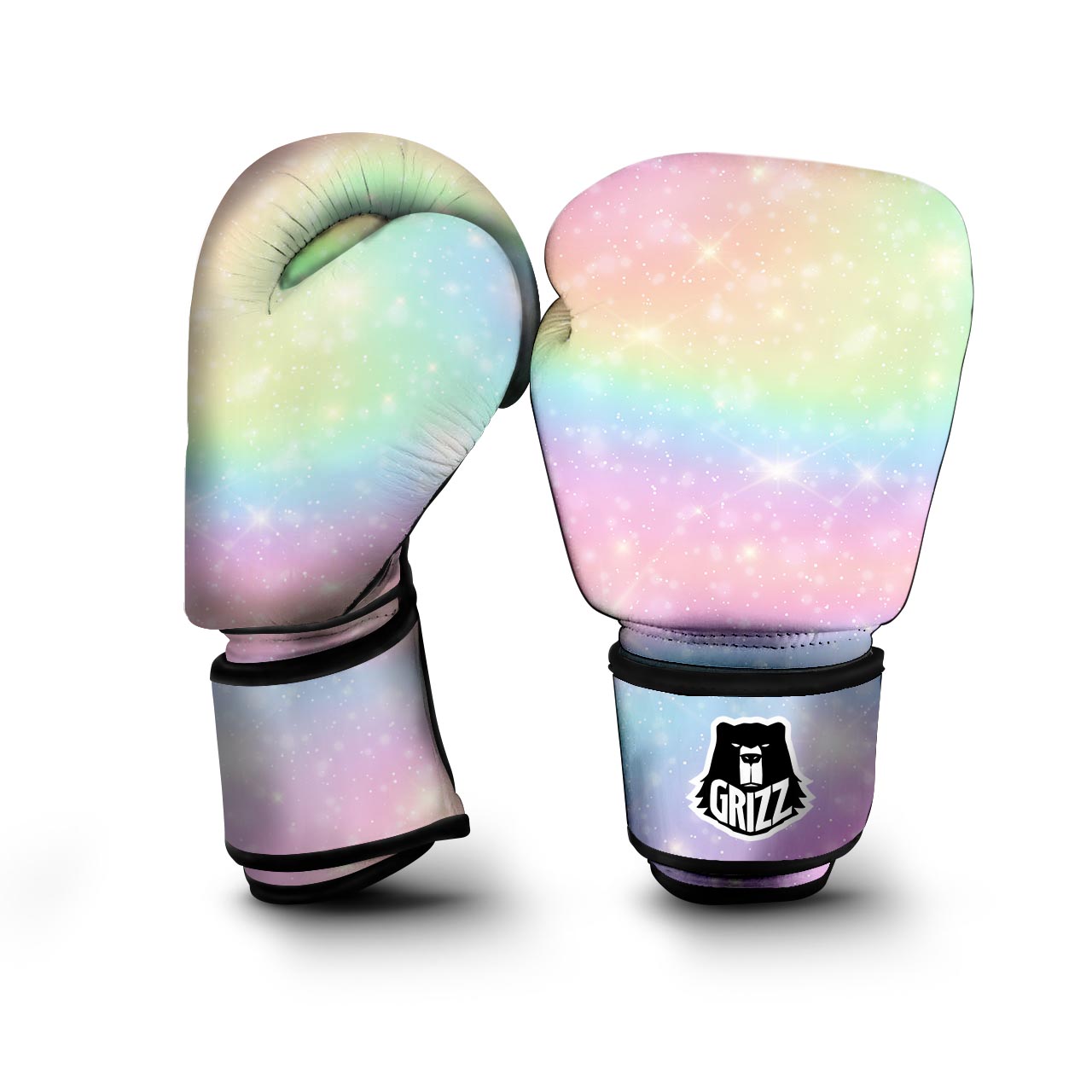 Psychedelic Trippy Holographic Boxing Gloves-grizzshop