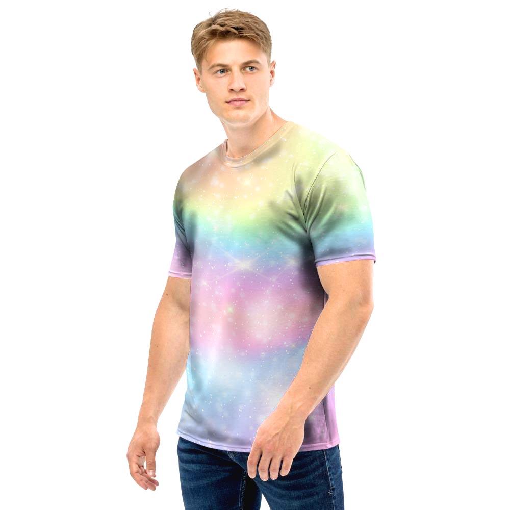 Psychedelic Trippy Holographic Men T Shirt-grizzshop