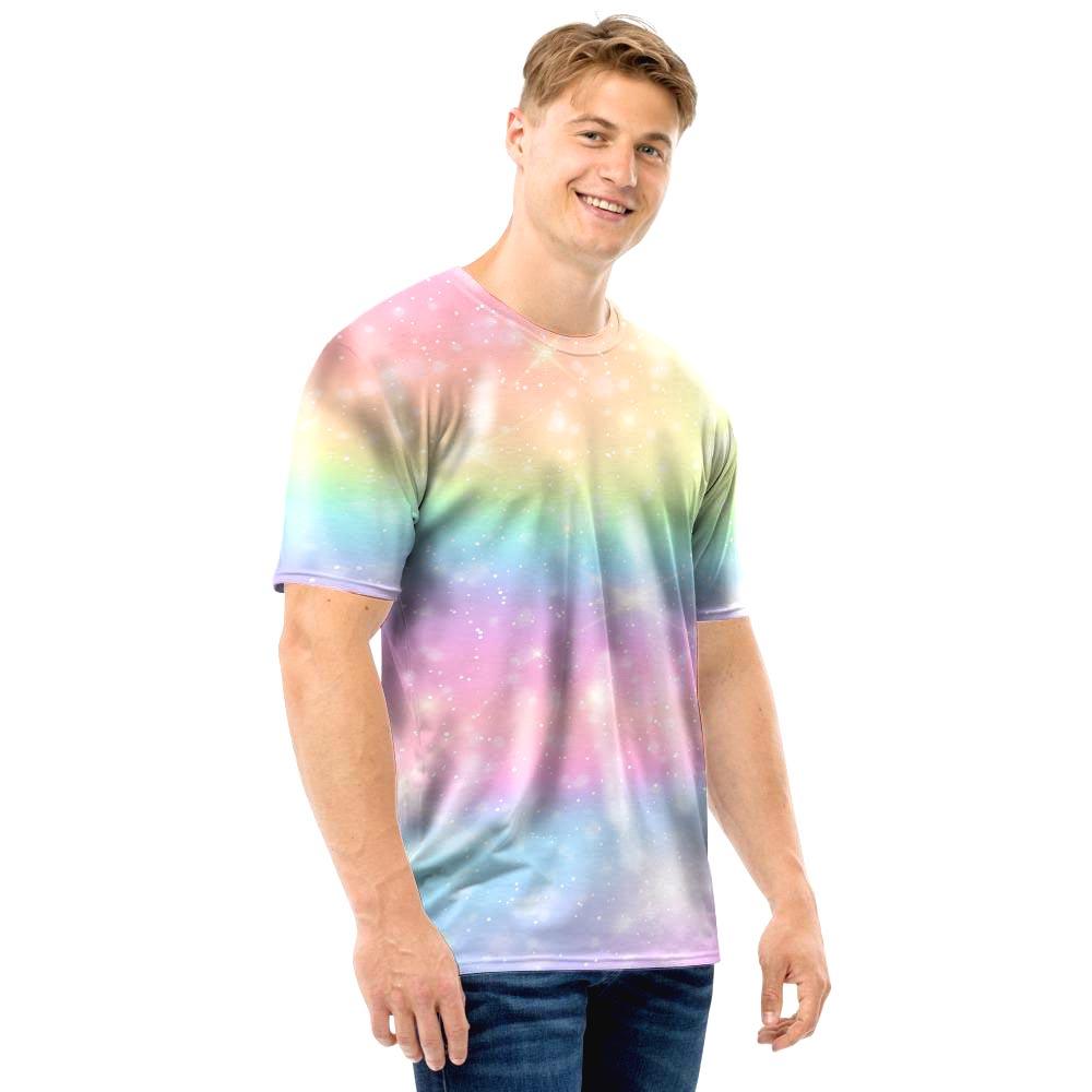 Psychedelic Trippy Holographic Men T Shirt-grizzshop