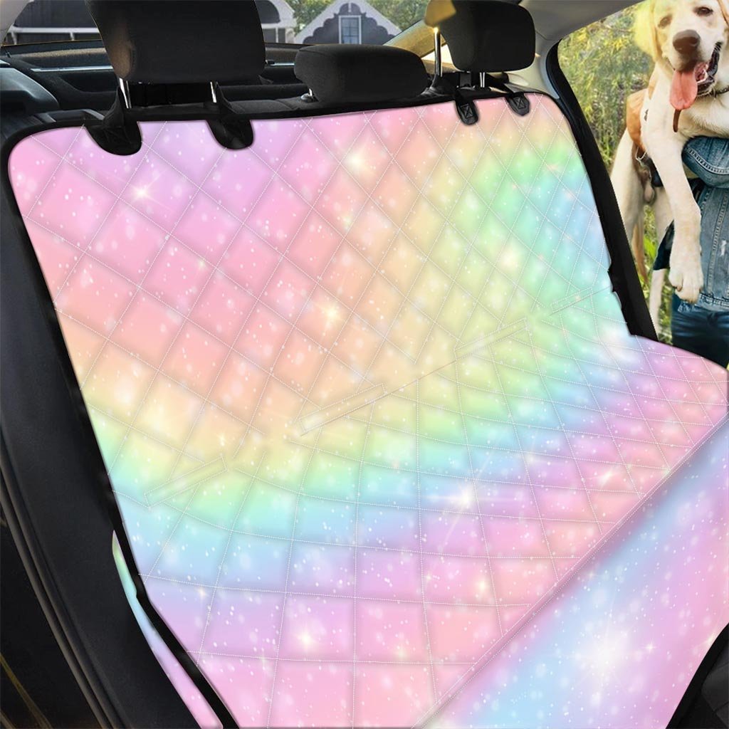 Psychedelic Trippy Holographic Pet Car Seat Cover-grizzshop