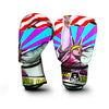 Psychedelic USA Statue of Liberty Independence Day Print Boxing Gloves-grizzshop