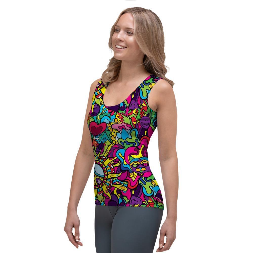 Psychedelic Women's Tank Top-grizzshop