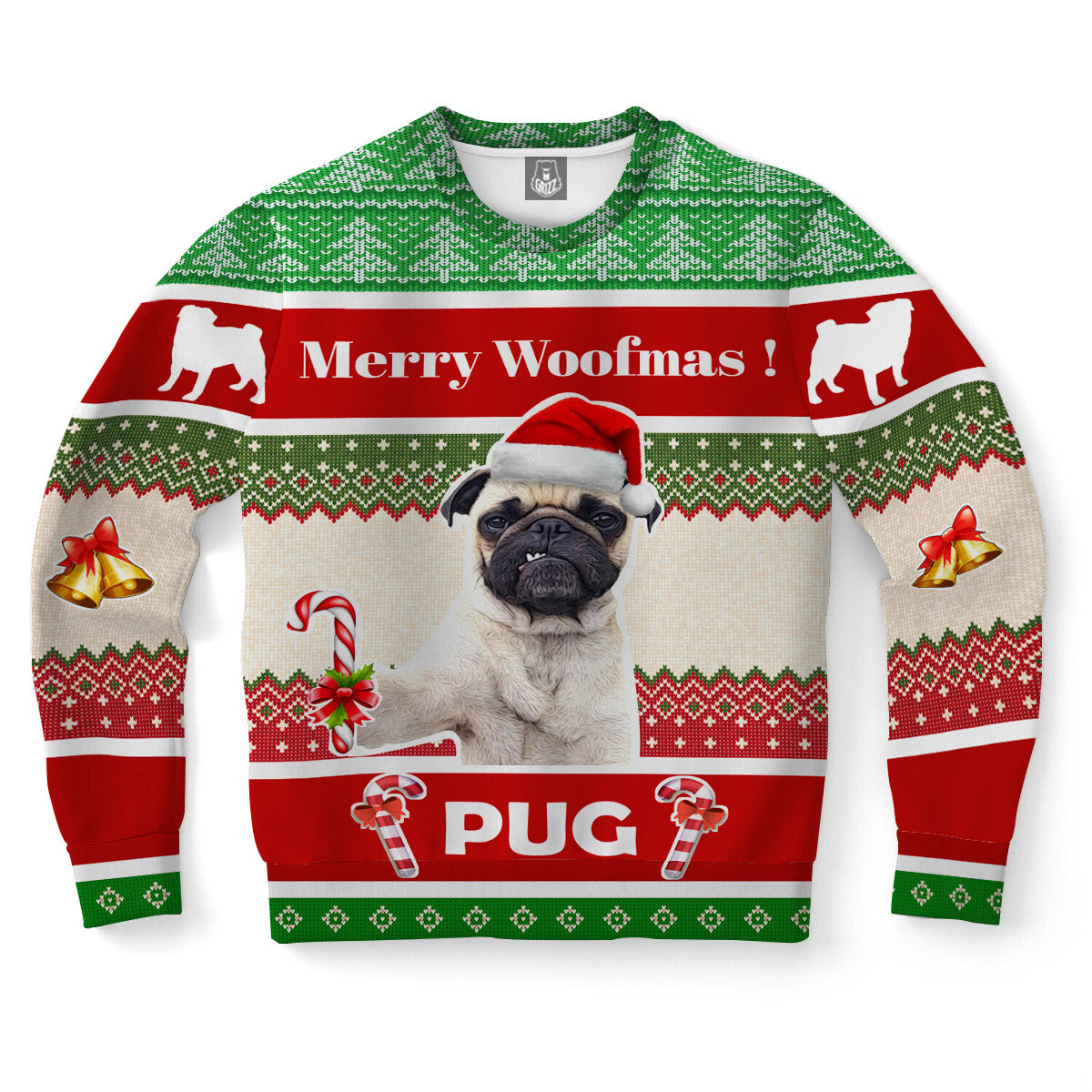Pug Dog Ugly Christmas Sweater-grizzshop