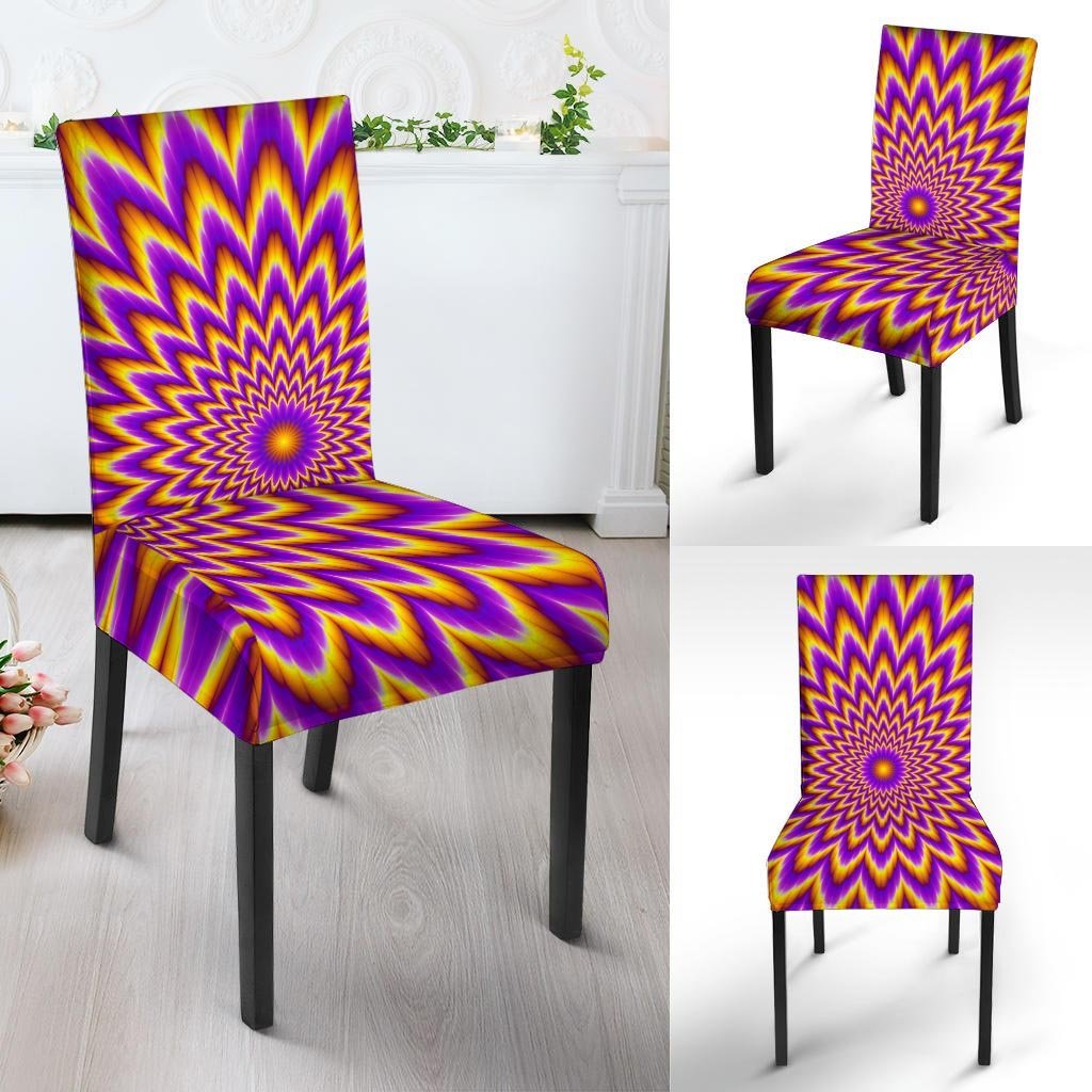 Pulsing Optical illusion Chair Cover-grizzshop