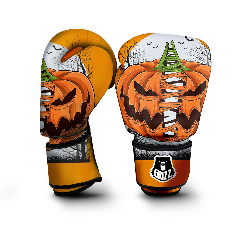 Pumpkin Halloween Character Print Boxing Gloves-grizzshop