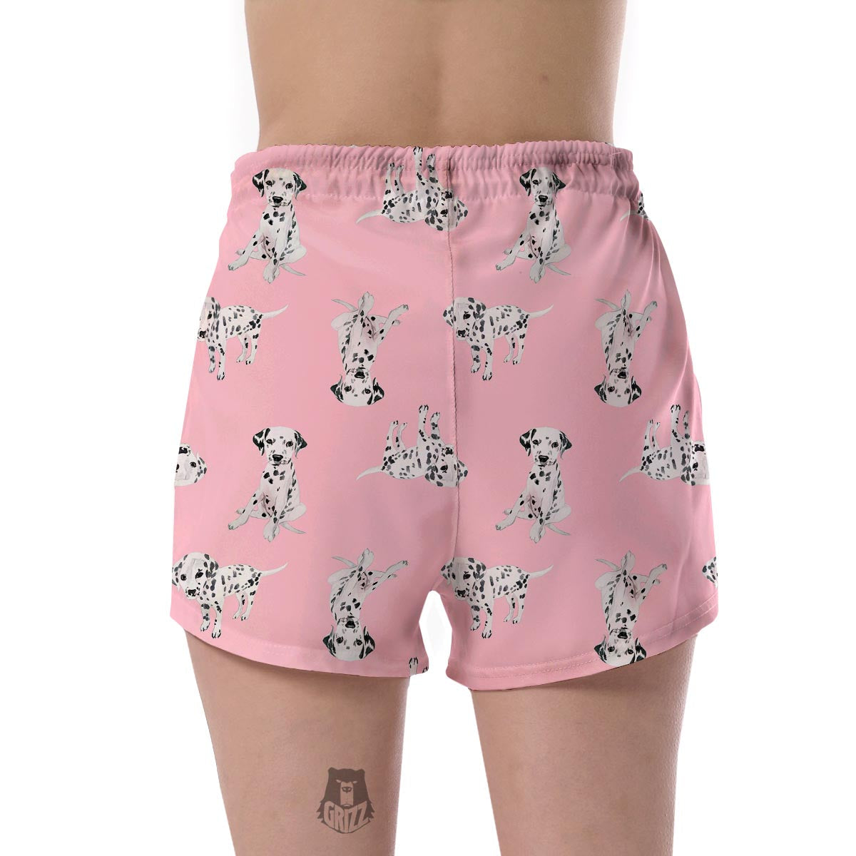 Puppy Dog Dalmatian Pattern Print Women's Shorts-grizzshop