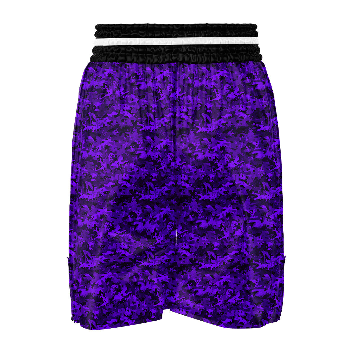 Purple Camouflage Dark Print Boxing Shorts-grizzshop