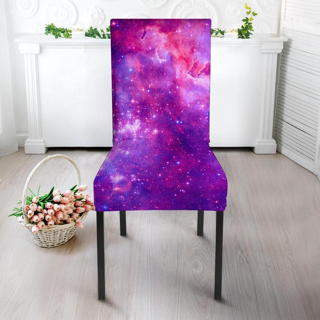 Purple Galaxy Space Chair Cover-grizzshop