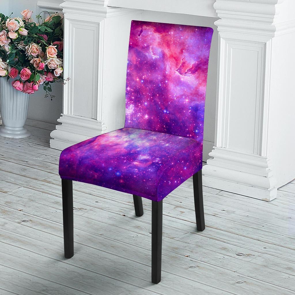 Purple Galaxy Space Chair Cover-grizzshop