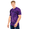 Purple Leopard Men T Shirt-grizzshop