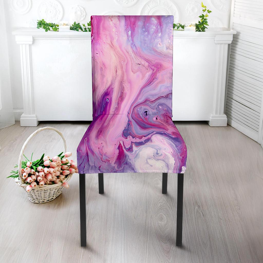 Purple Marble Chair Cover-grizzshop
