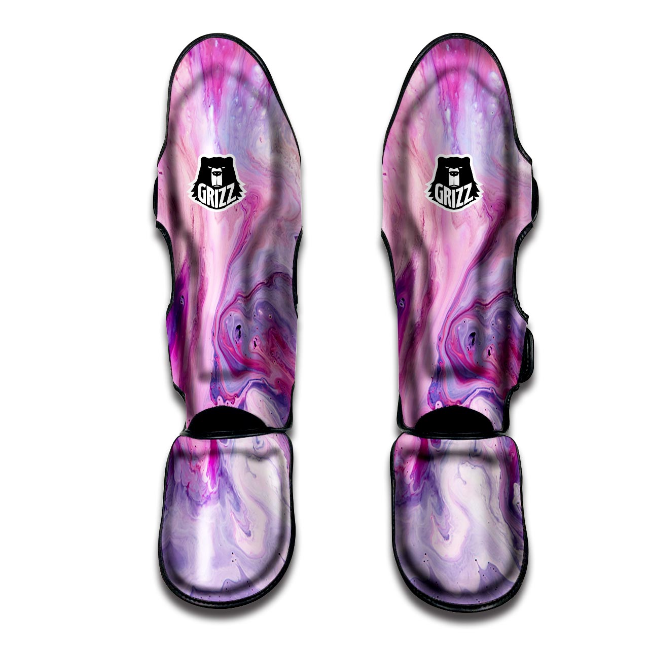 Purple Marble Muay Thai Shin Guard-grizzshop