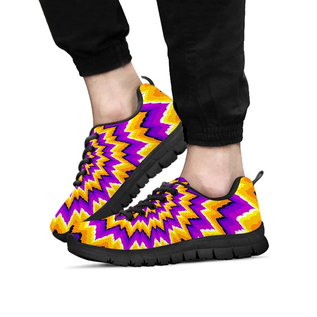 Purple Trippy Hippie Men's Sneakers