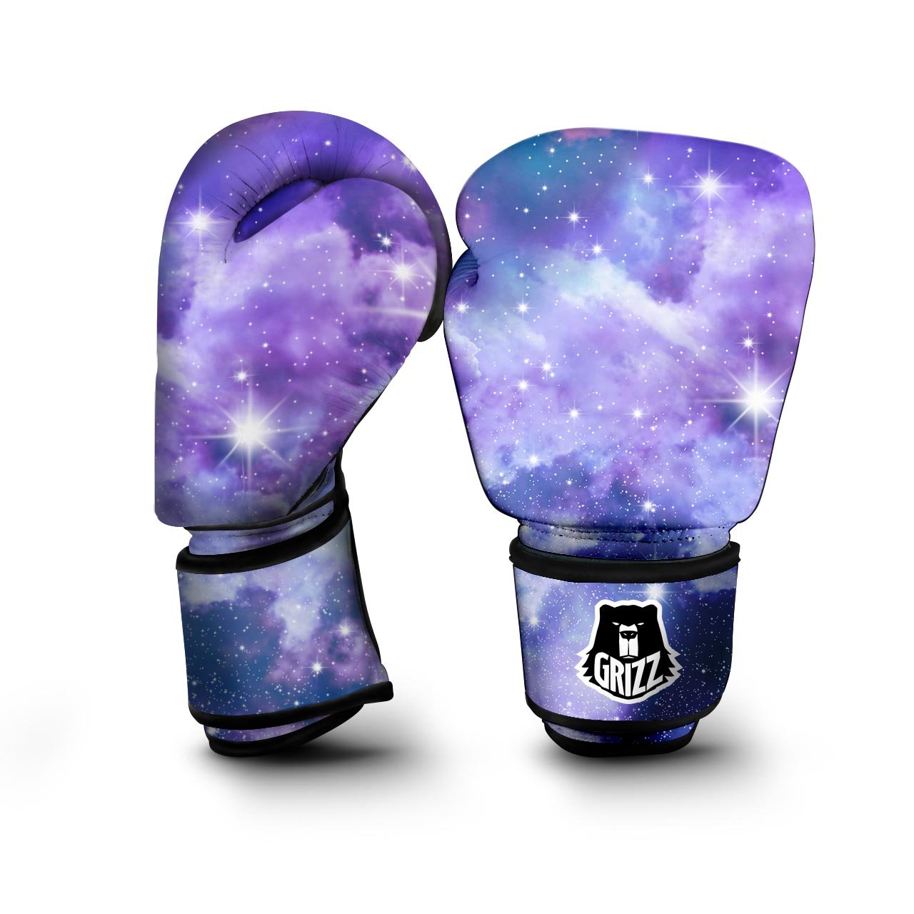 Purple Universe Galaxy Boxing Gloves-grizzshop