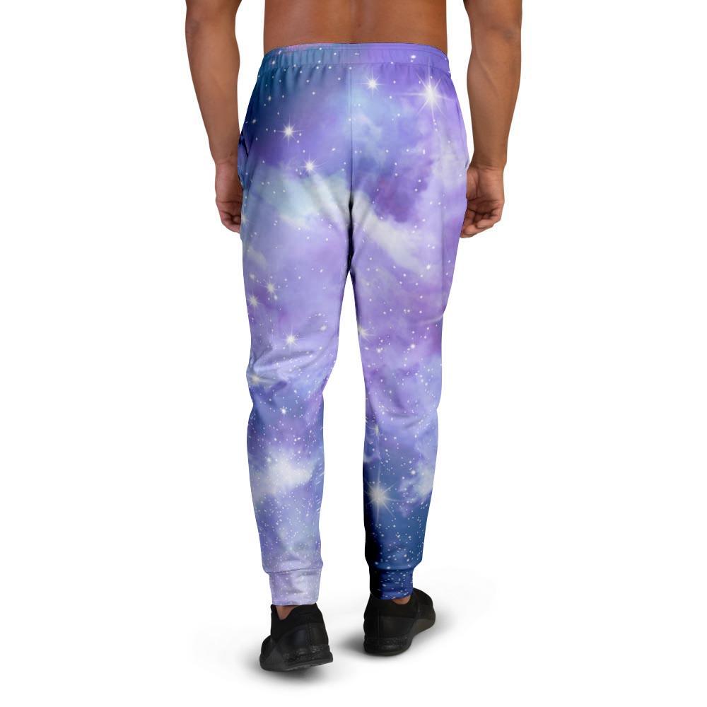 Purple Universe Galaxy Men's Joggers-grizzshop