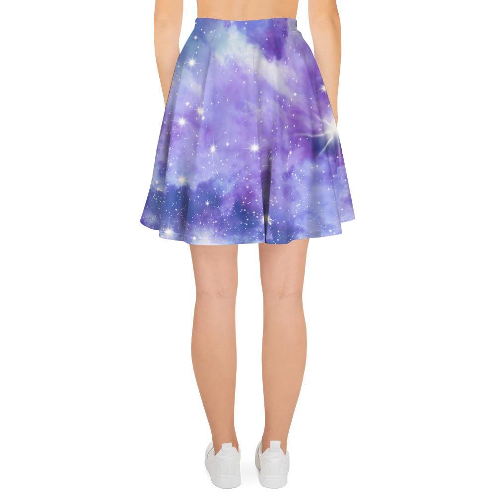 Purple Universe Galaxy Women's Skirt-grizzshop