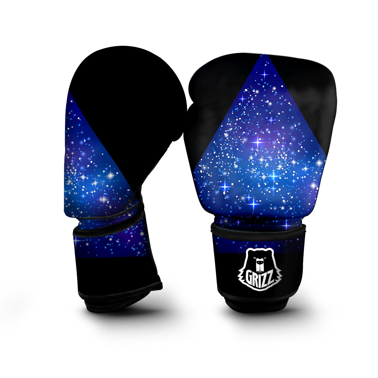 Pyramid Galaxy Print Boxing Gloves-grizzshop