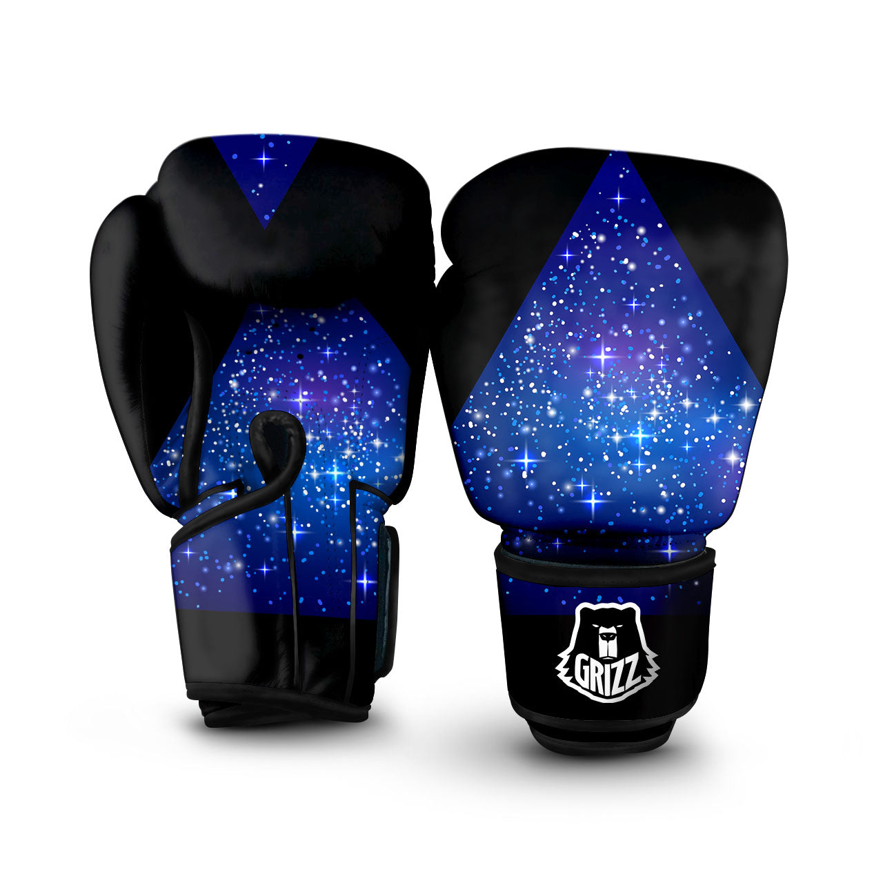 Pyramid Galaxy Print Boxing Gloves-grizzshop