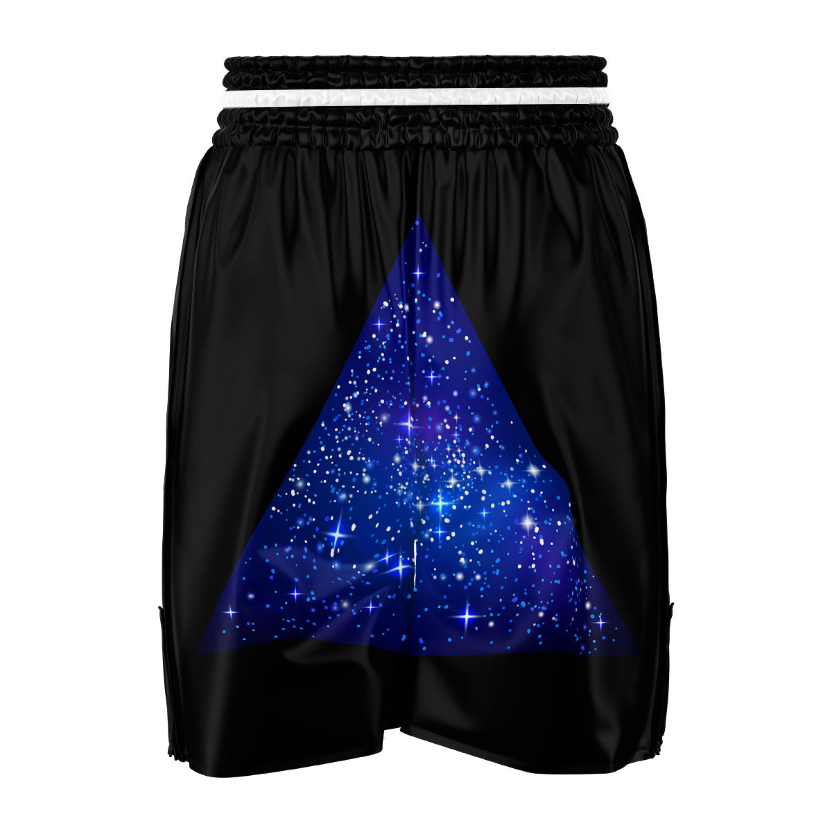 Pyramid Galaxy Print Boxing Shorts-grizzshop