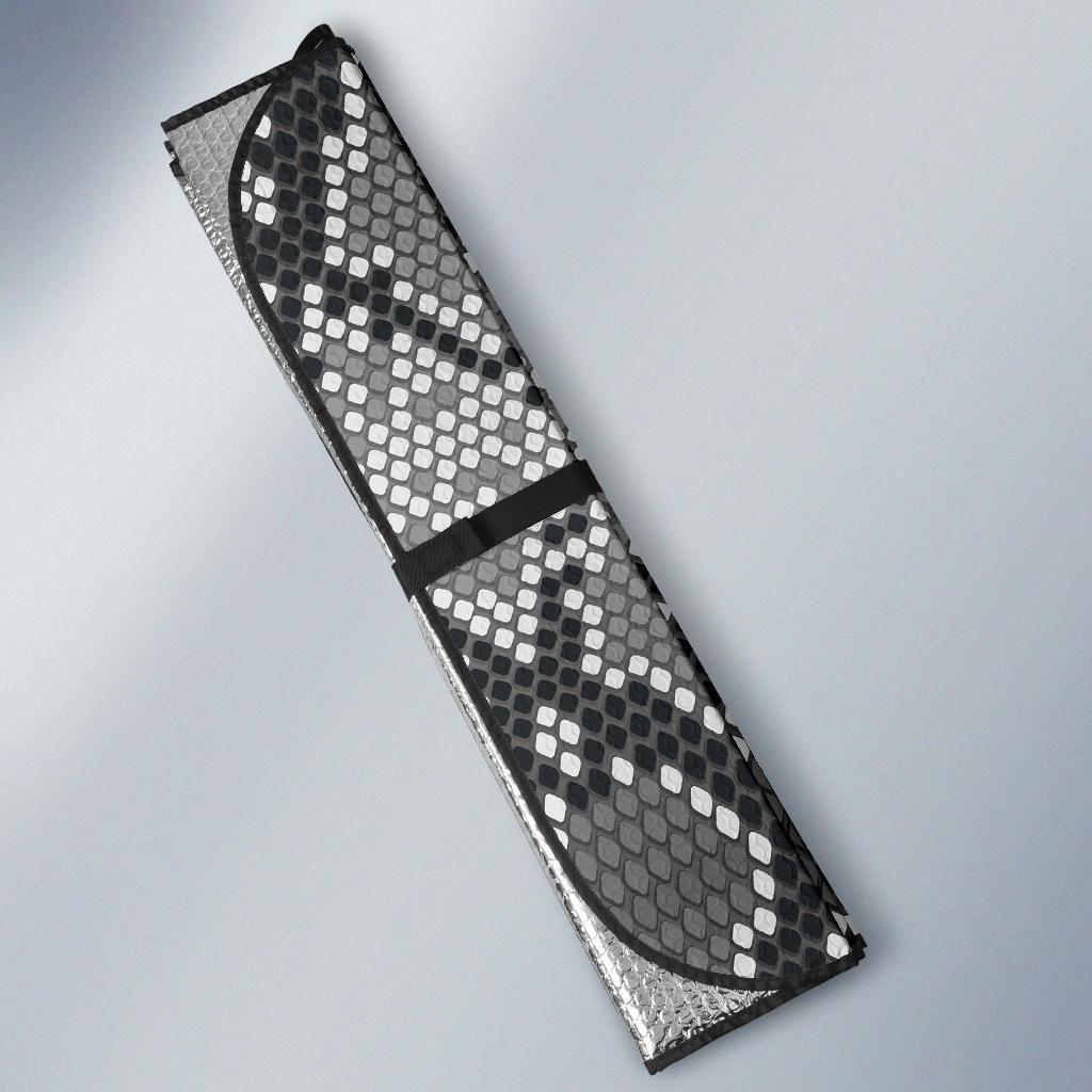 Python Skin Snakeskin Pattern Print Car Sun Shade-grizzshop