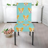Queen King Corgi Pattern Print Chair Cover-grizzshop
