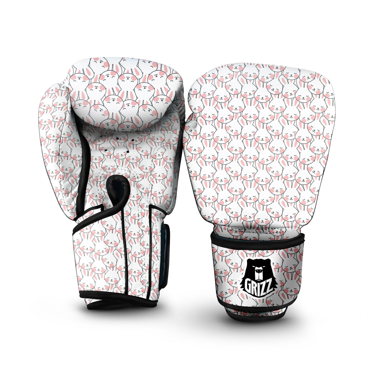 Face Rottweiler Print Pattern Boxing Gloves main image 1
