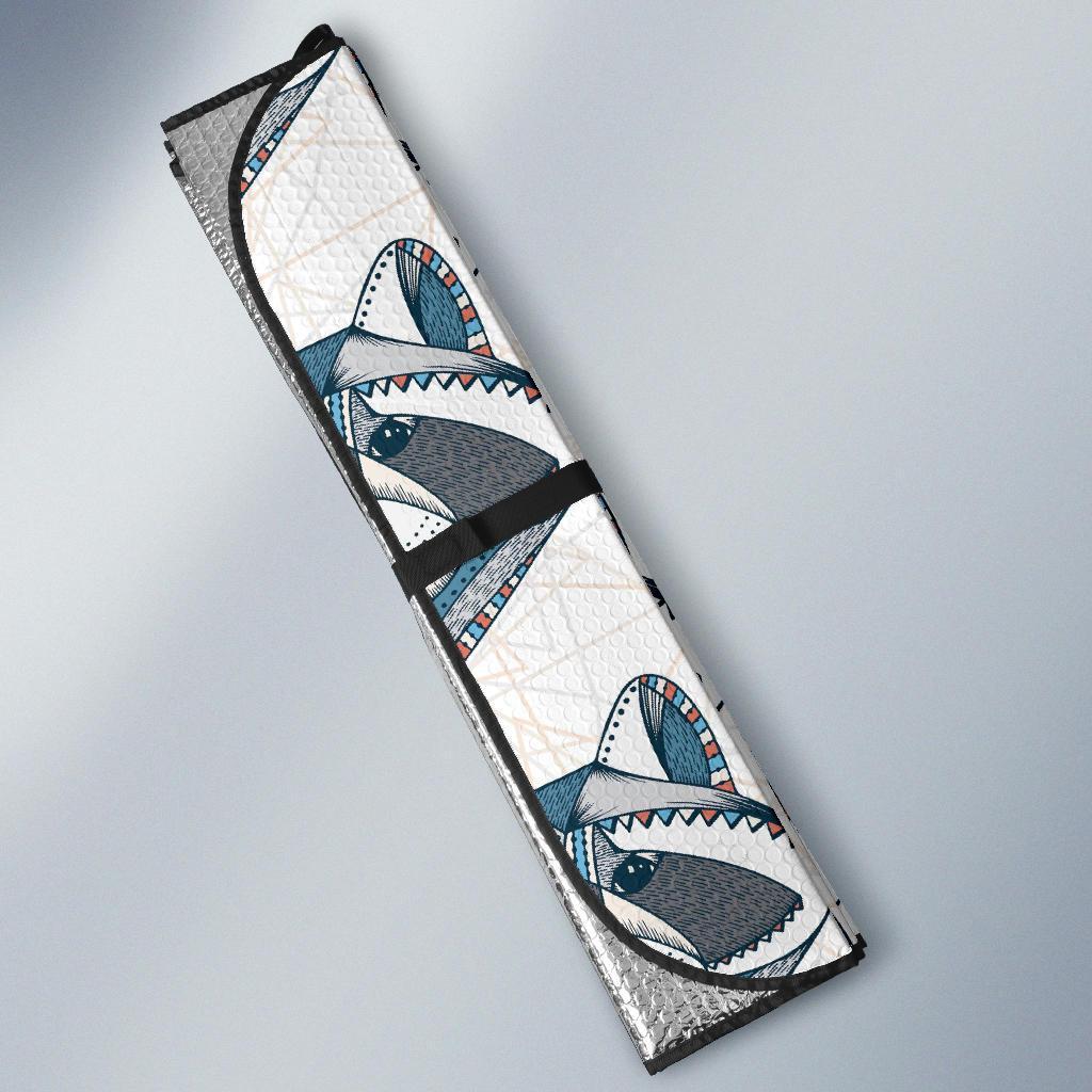 Raccoon Print Pattern Car Sun Shade-grizzshop