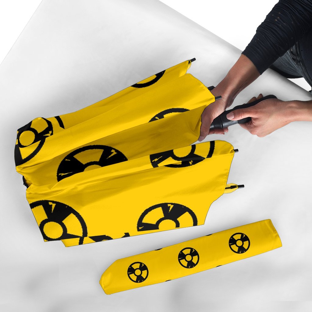 Radiation Pattern Print Automatic Foldable Umbrella-grizzshop