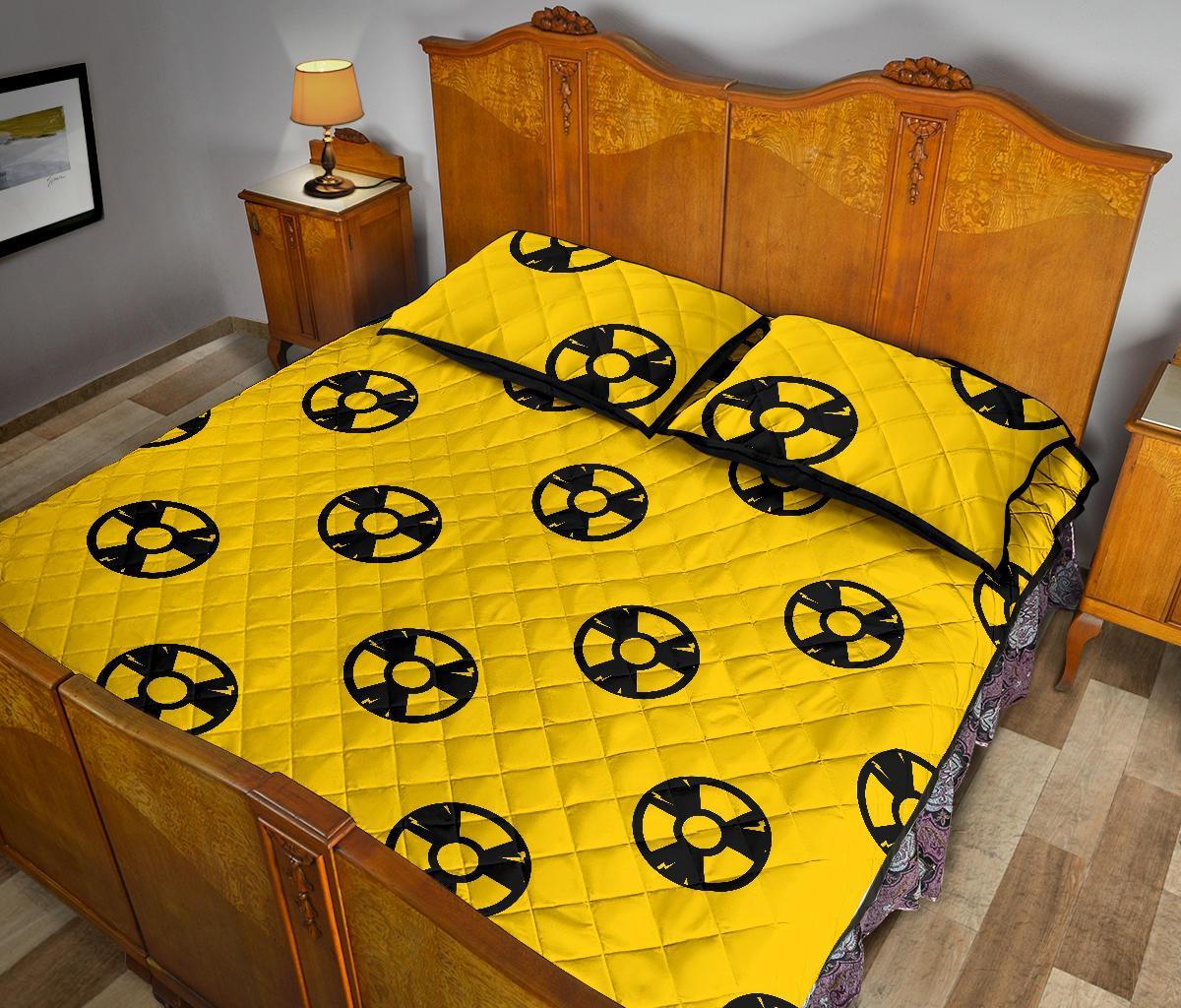 Radiation Pattern Print Bed Set Quilt-grizzshop