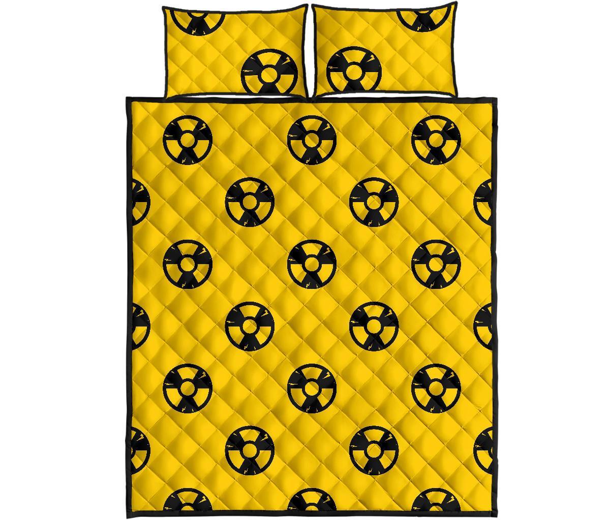 Radiation Pattern Print Bed Set Quilt-grizzshop