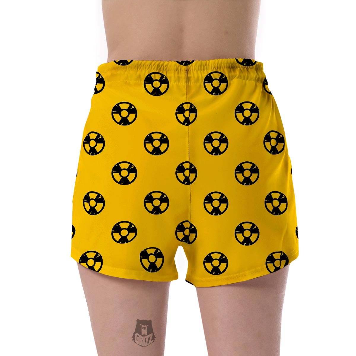 Radiation Pattern Print Women's Shorts-grizzshop