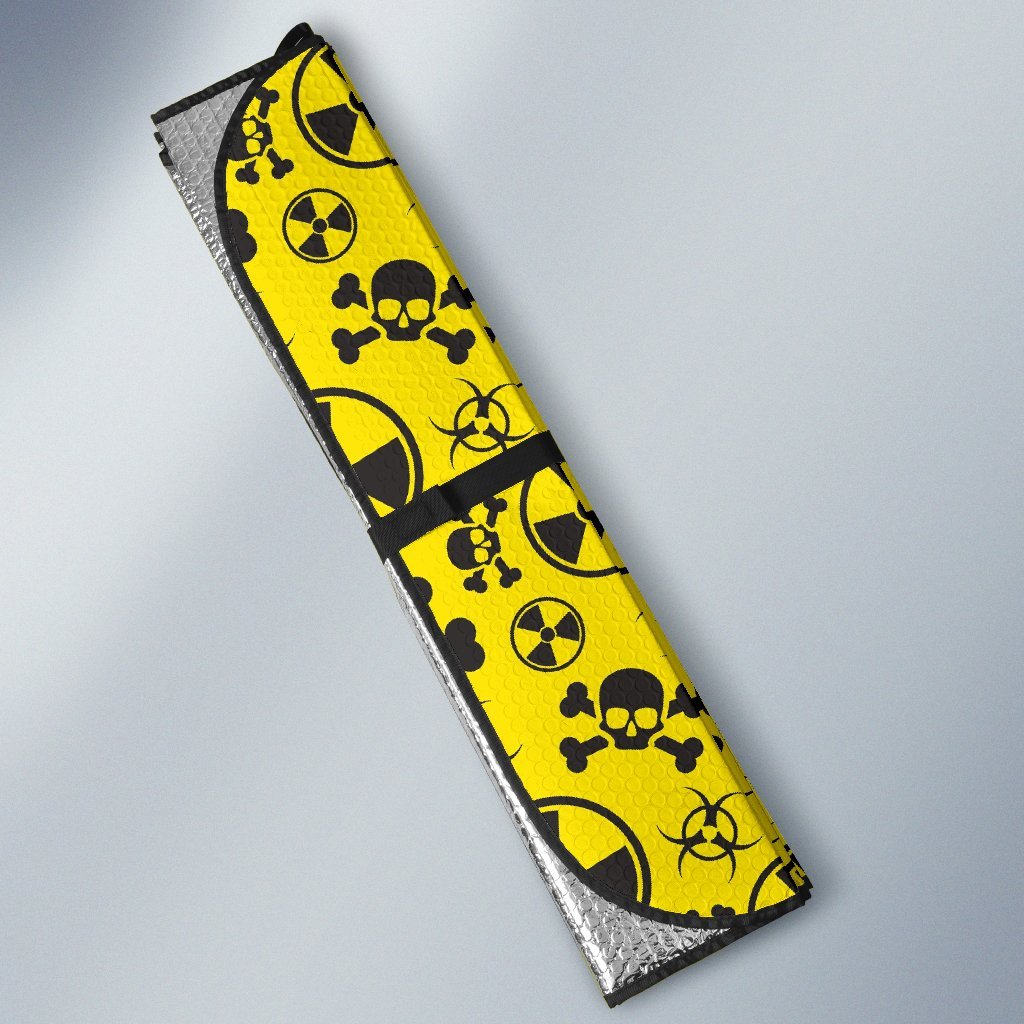 Radiation Print Pattern Car Sun Shade-grizzshop