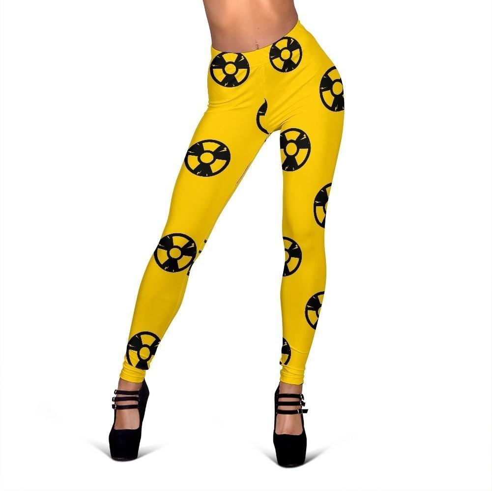 Radiation Pattern Print Women Leggings-grizzshop