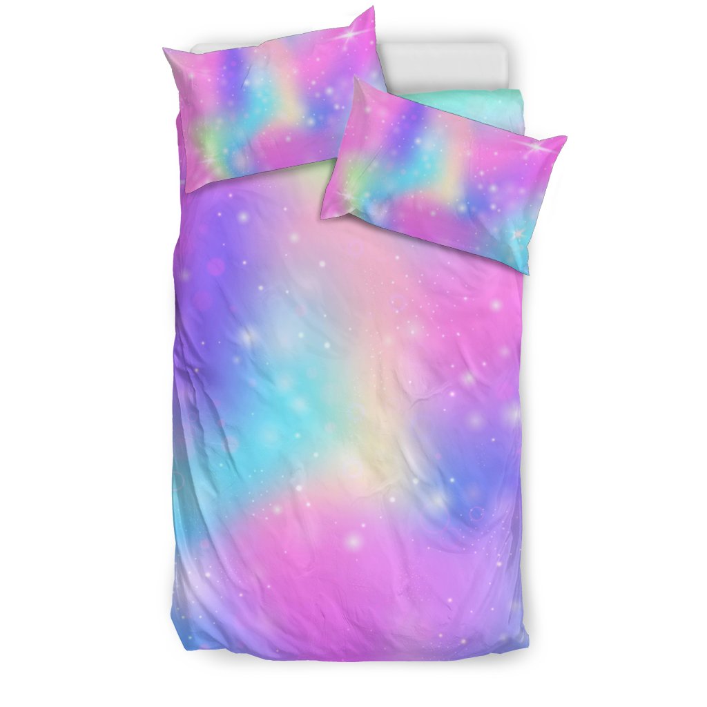 Rainbow Colorful Pattern Print Duvet Cover Bedding Set-grizzshop