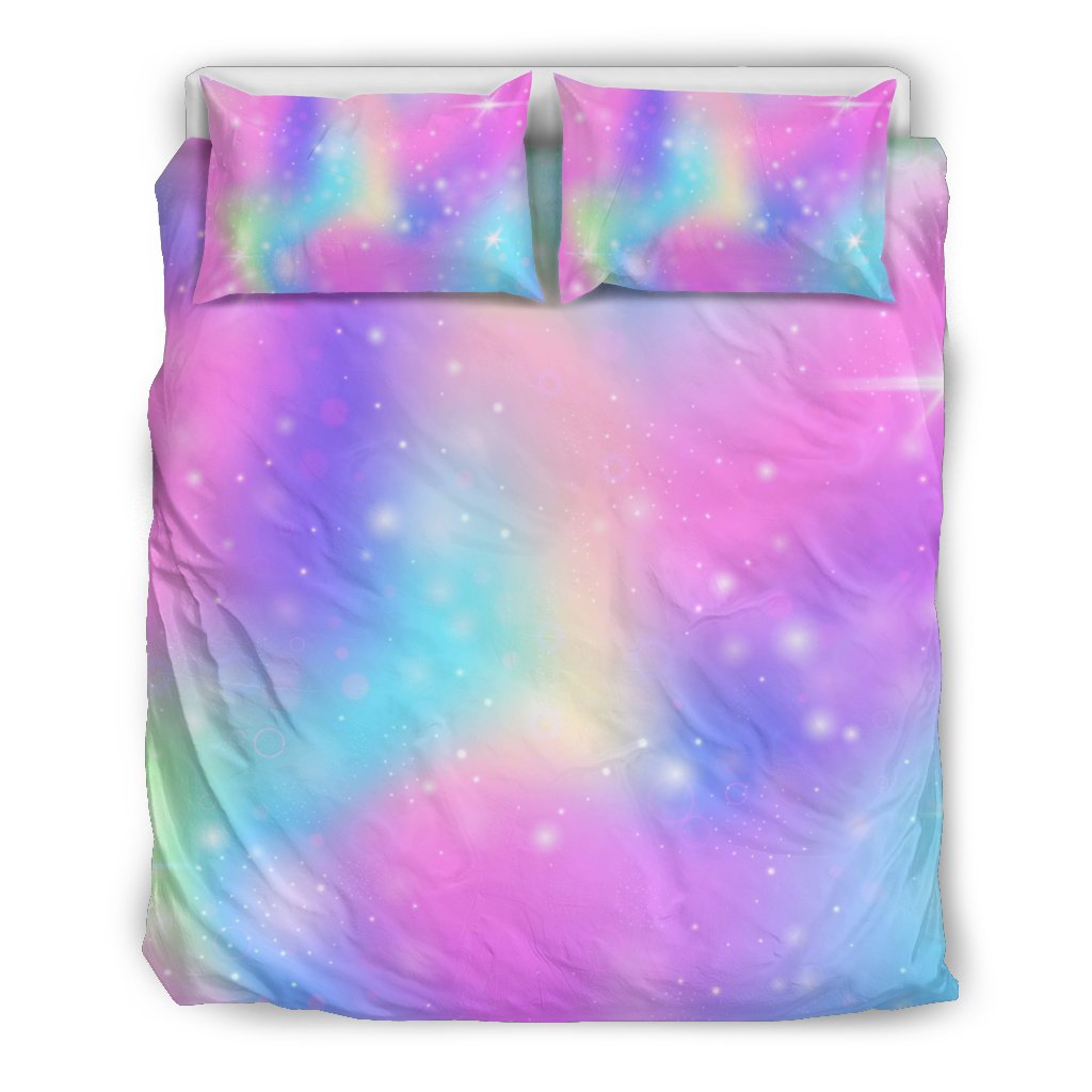 Rainbow Colorful Pattern Print Duvet Cover Bedding Set-grizzshop