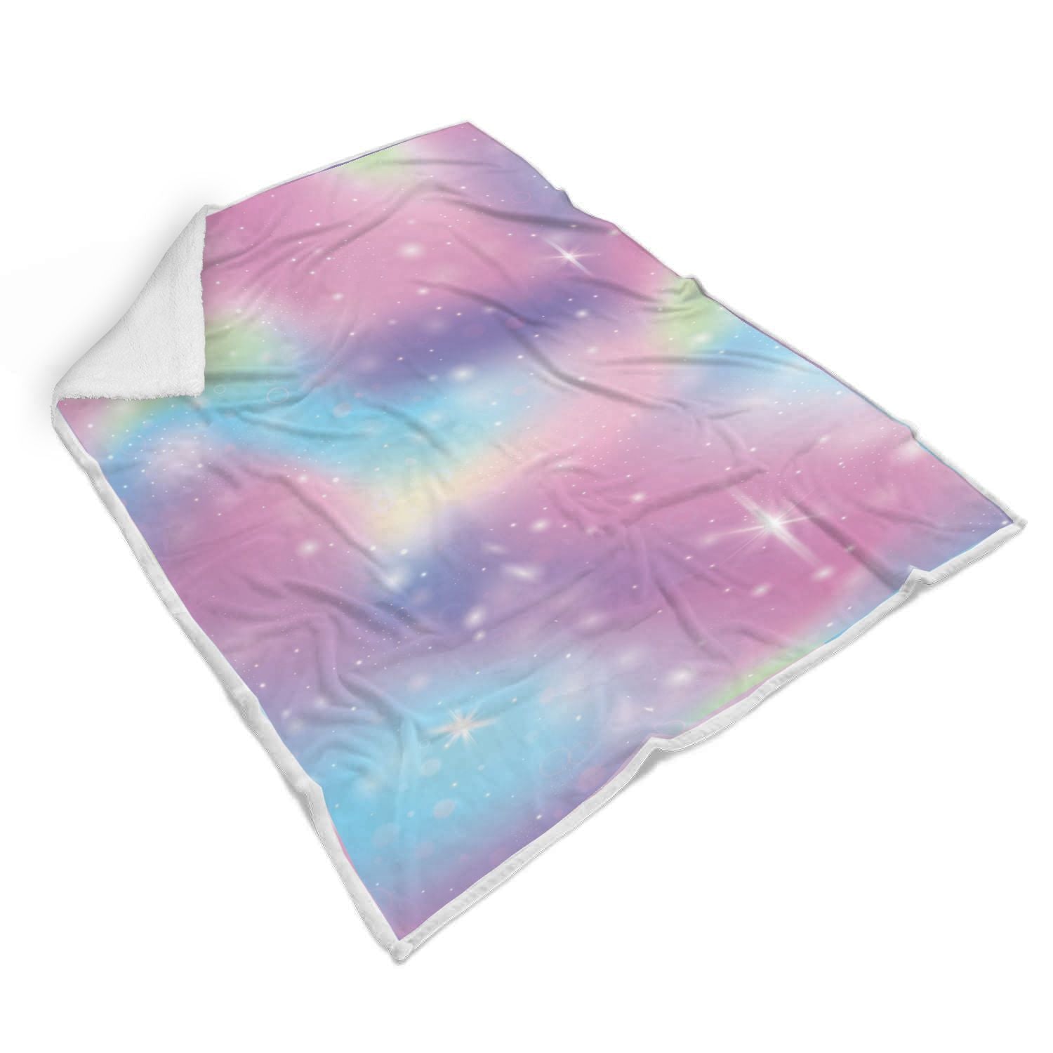 Rainbow Colorful Pattern Print Throw Blanket-grizzshop