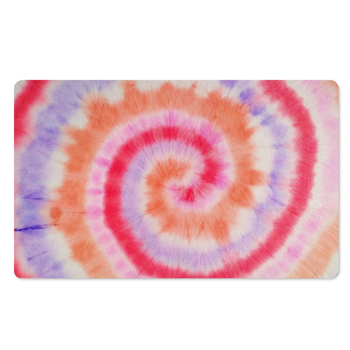 Rainbow Hippie Tie Dye Door Mat-grizzshop