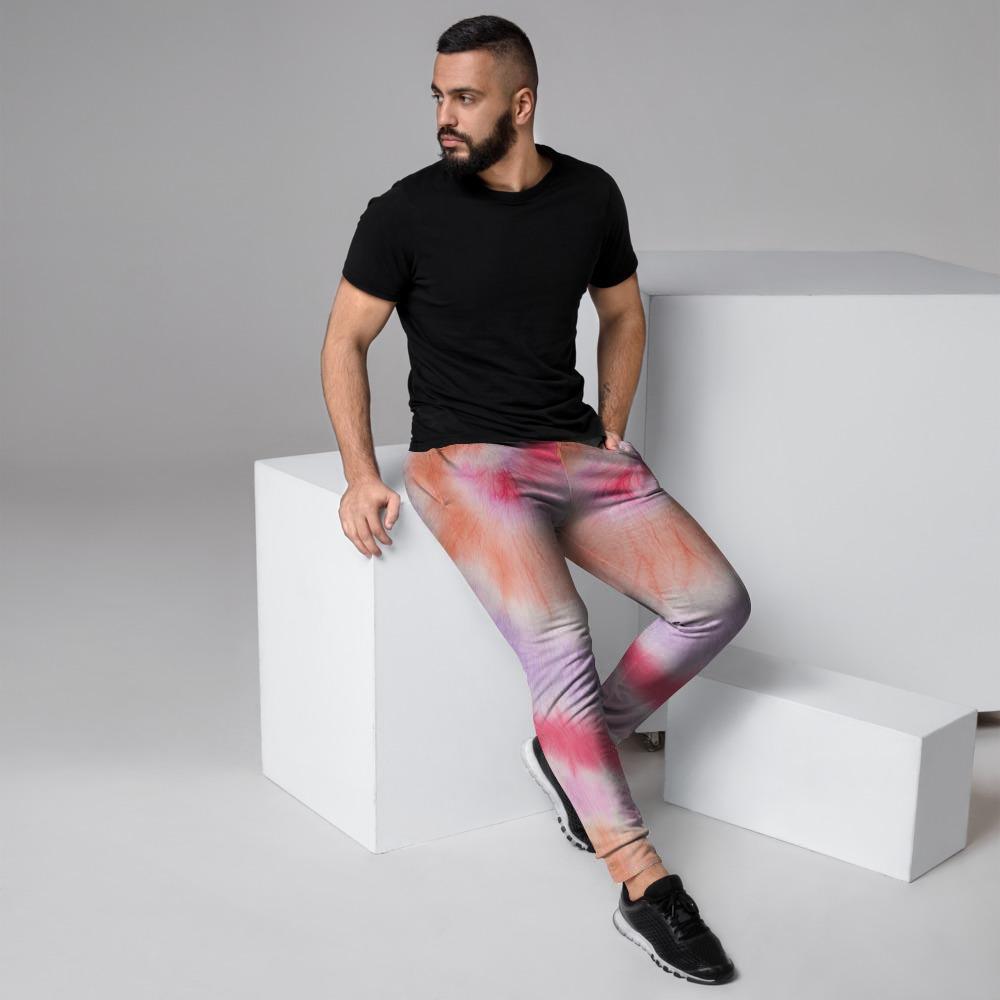 Rainbow Hippie Tie Dye Men's Joggers-grizzshop
