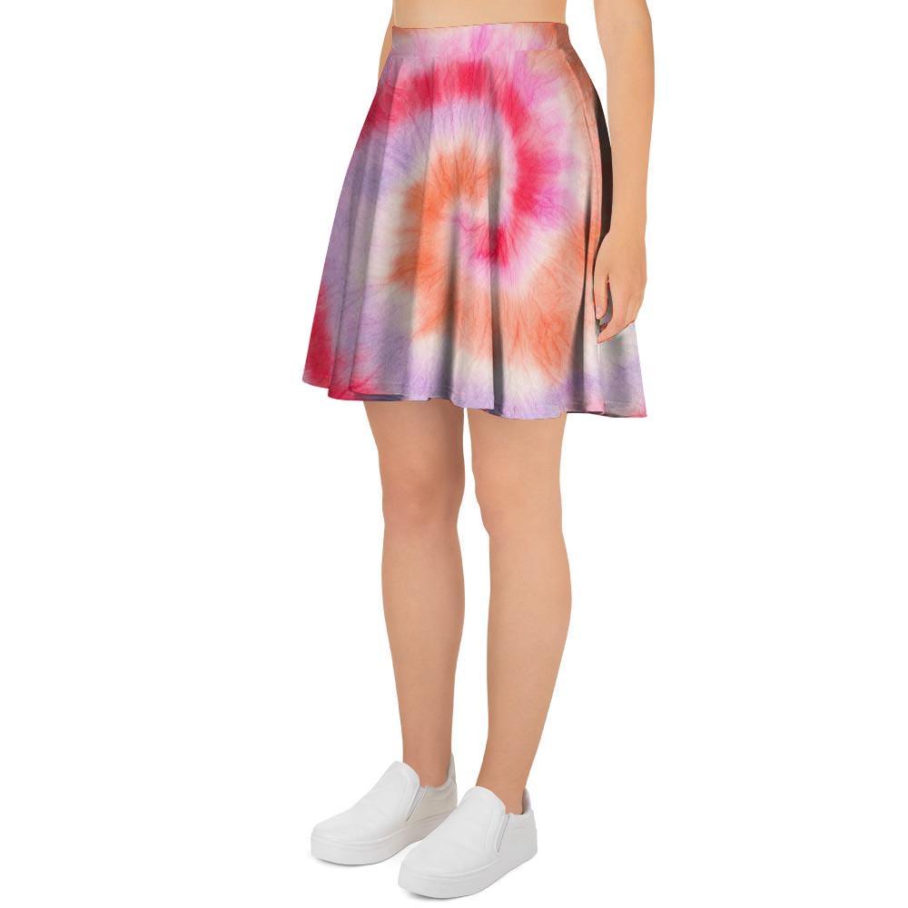 Rainbow Hippie Tie Dye Women's Skirt-grizzshop