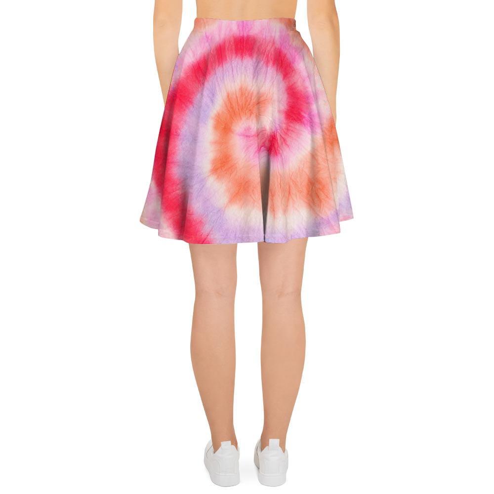 Rainbow Hippie Tie Dye Women's Skirt-grizzshop
