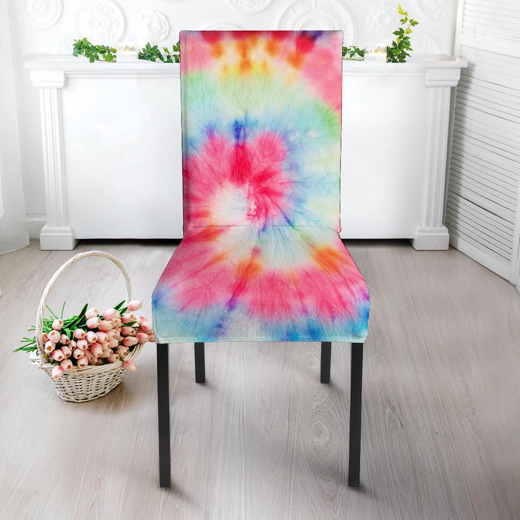 Rainbow Tie Dye Chair Cover-grizzshop