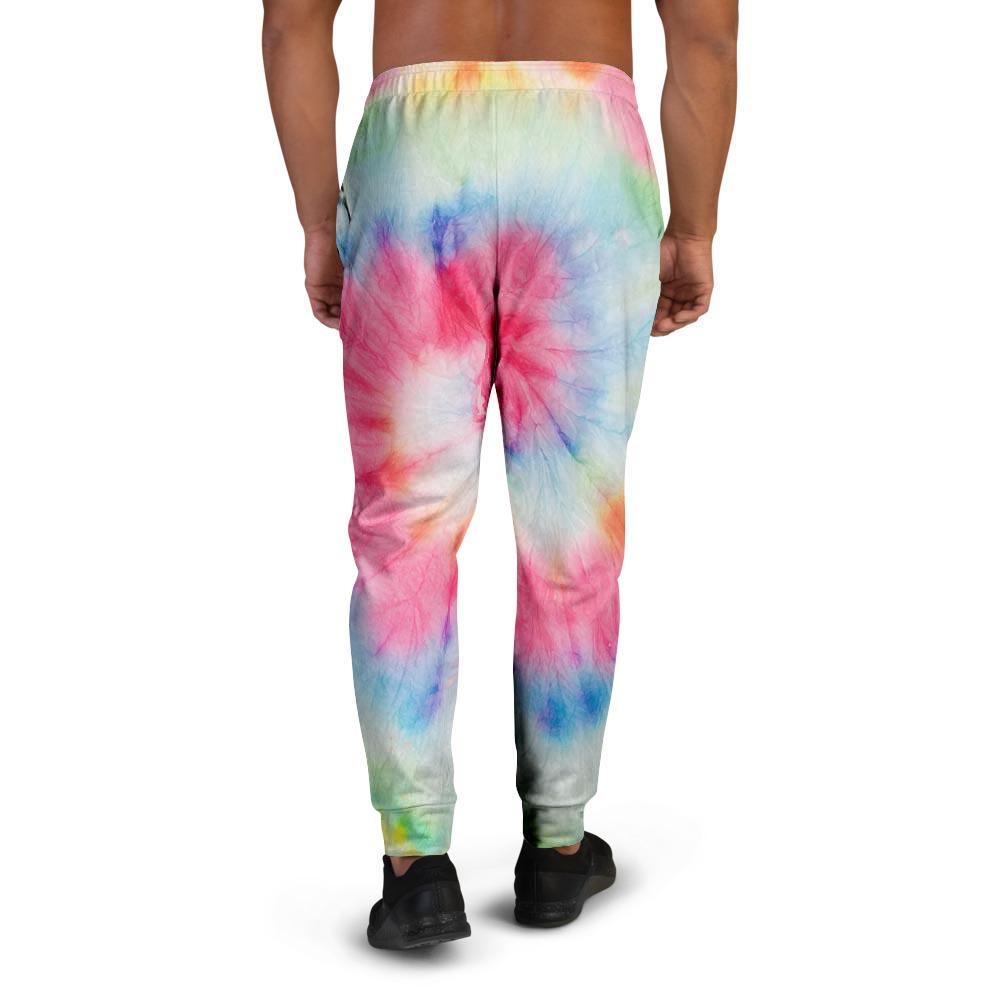 Rainbow Tie Dye Men's Joggers-grizzshop